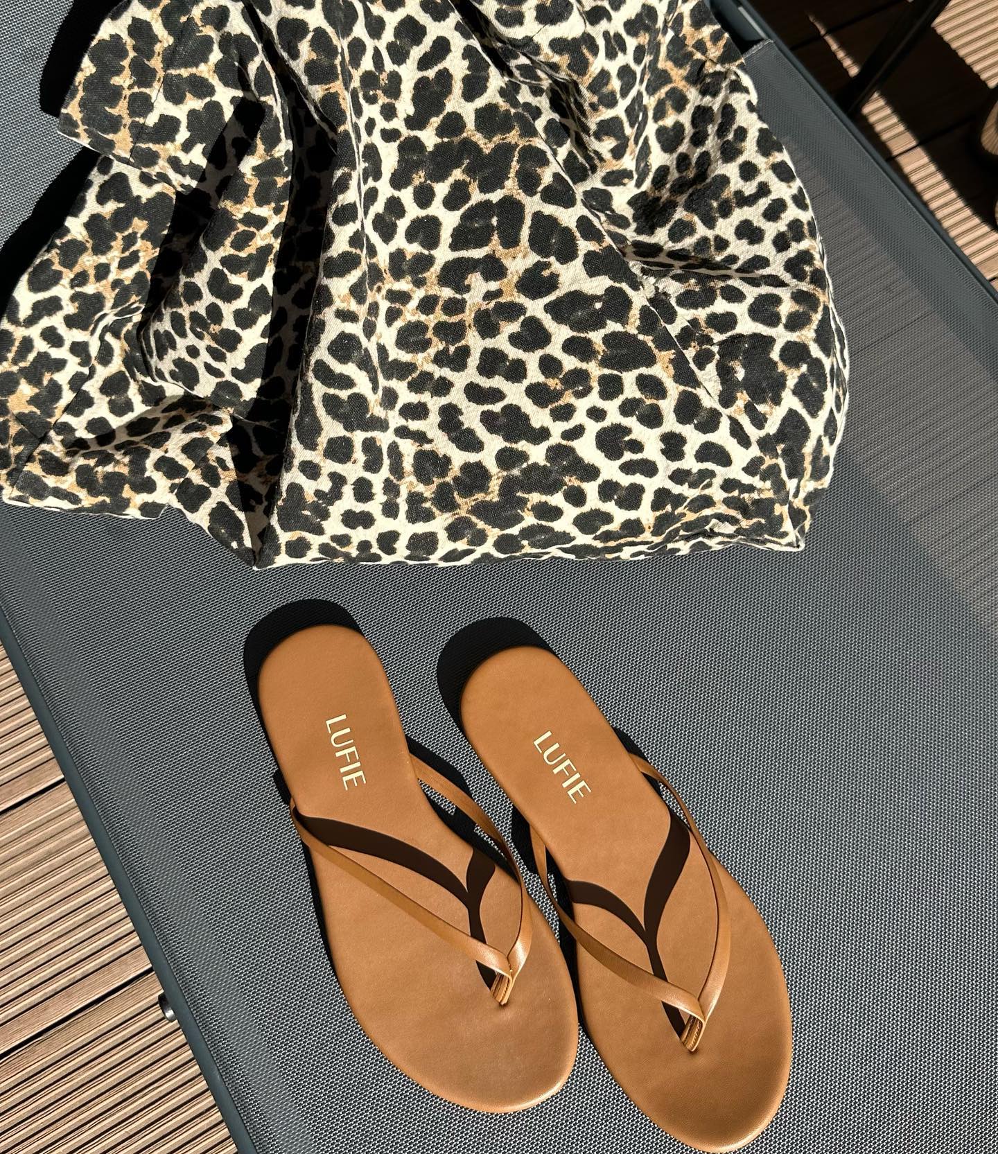 Lufie Essential Flat Flip Flop Brown Sandal +Comfort