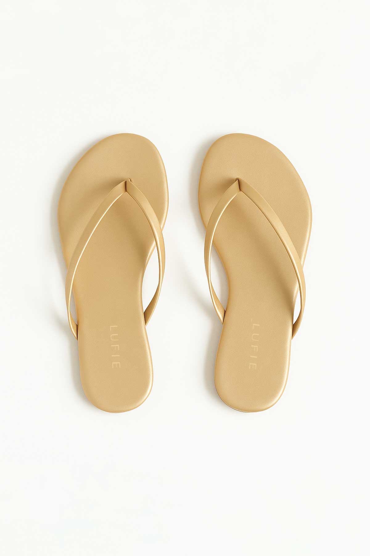 Lufie Essential Flip Flop Gold Sandal +Comfort