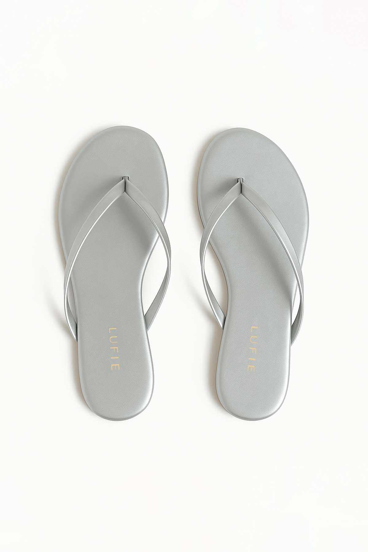 Lufie Essential Flip Flop Silver Sandal +Comfort