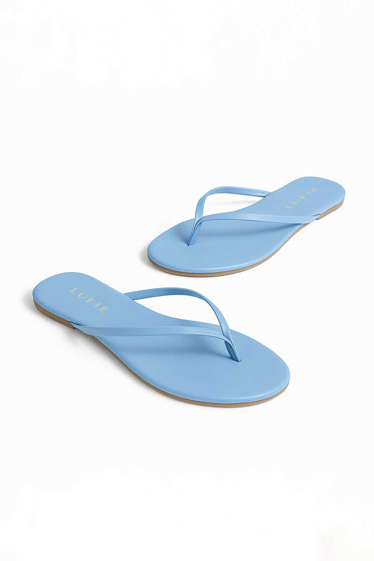 Lufie Essential Flip Flop Blue Sandal +Comfort
